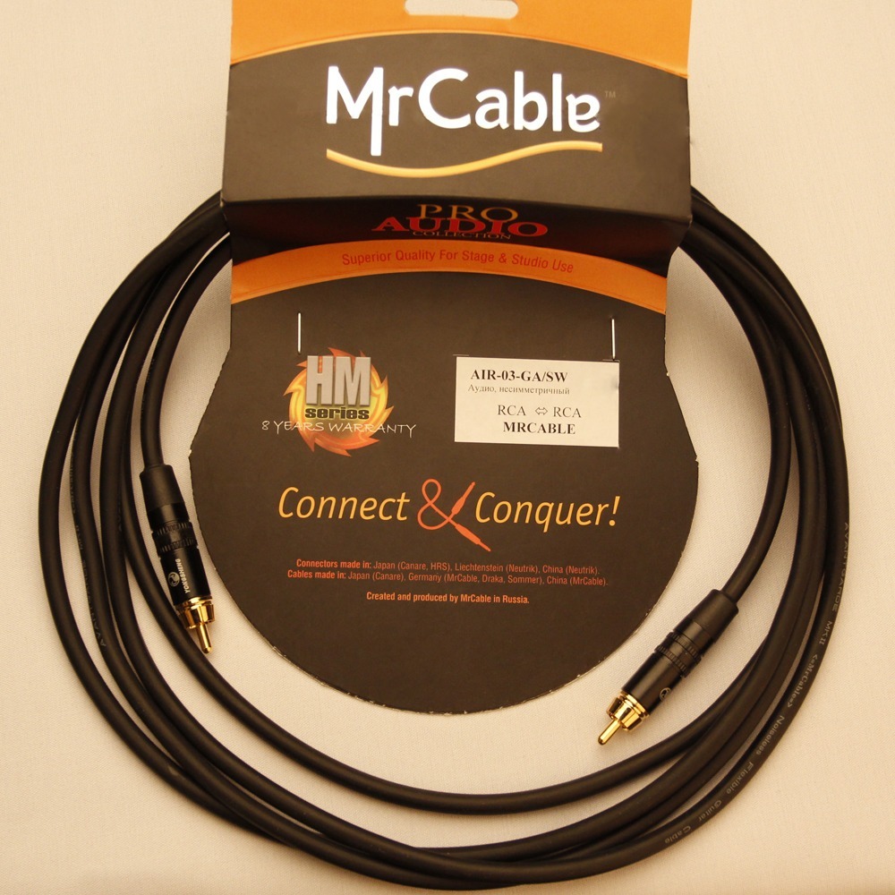 Кабель сабвуферный 1xRCA-1xRCA MrCable AIR-07-GA/SW