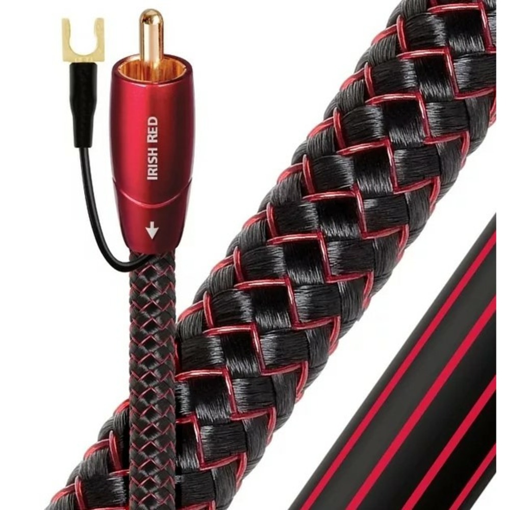 Кабель сабвуферный 1xRCA-1xRCA Audioquest Irish Red PVC 8.0m