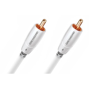 Кабель сабвуферный 1xRCA-1xRCA Audioquest Greyhound White PVC 8.0m