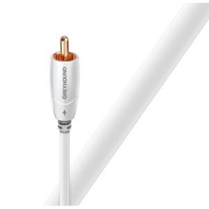 Кабель сабвуферный 1xRCA-1xRCA Audioquest Greyhound White PVC 2.0m