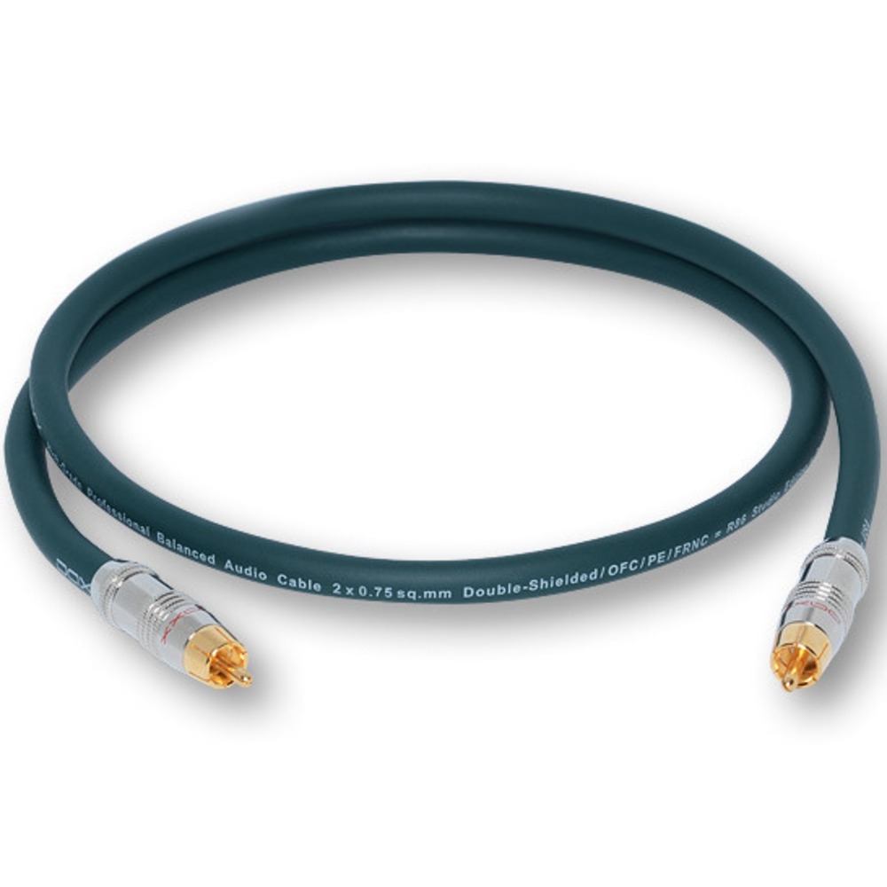 Кабель сабвуферный 1xRCA-1xRCA DAXX W86-50 5.0m