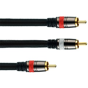 Кабель сабвуферный 1xRCA - 2xRCA Eagle Cable Black Hawk Y-Sub 2.0m