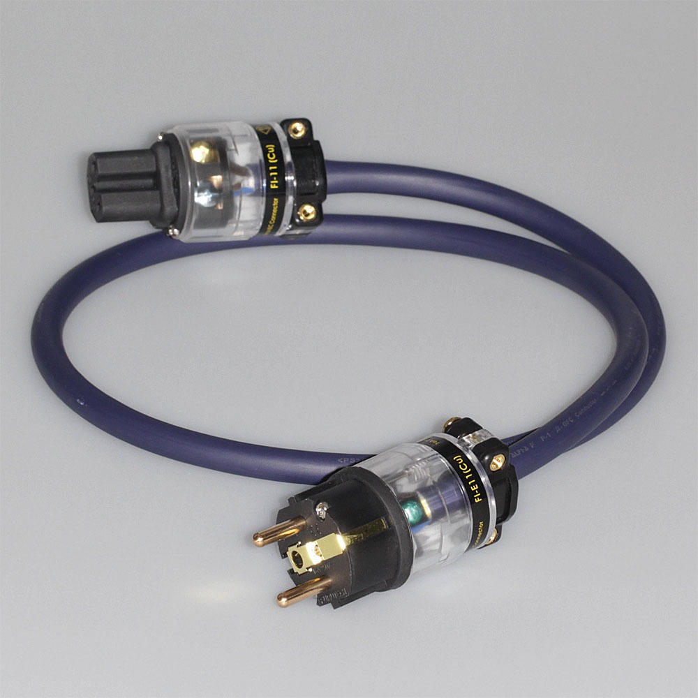 Кабель силовой Schuko - IEC C13 Furutech ADL Alpha P-1 SE (Fur-E11Cu/11Cu) 1.5m