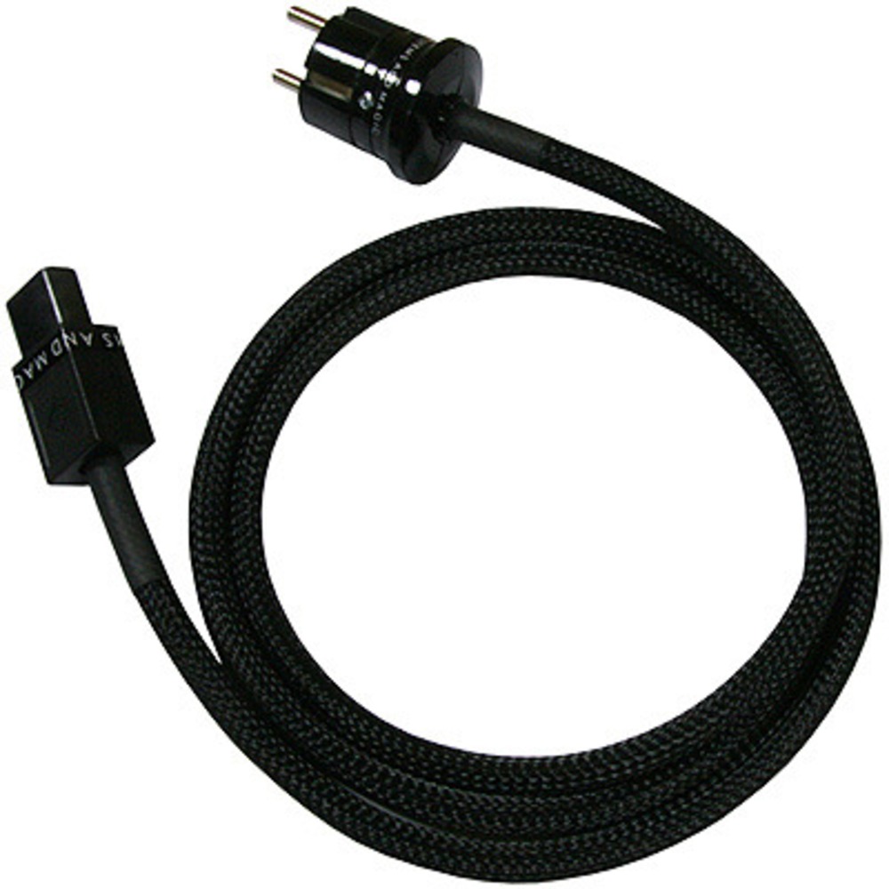 Кабель силовой Schuko - IEC C13 Systems And Magic Joker Black 1.5m