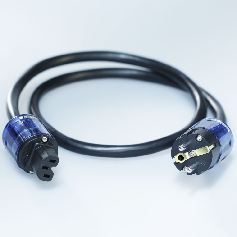 Кабель силовой Schuko - IEC C13 Ultimate Audio Power Cable PCC-1.4 SE (Ult-037e Blu/037 Blu) 1.0m