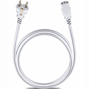 Кабель силовой Schuko - IEC C13 Oehlbach 17044 Performance Powercord C13 White 3.0m