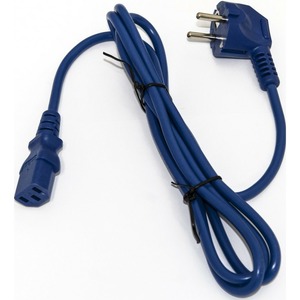 Кабель питания Hyperline PWC-IEC13-SHM-3.0-BL 3.0m