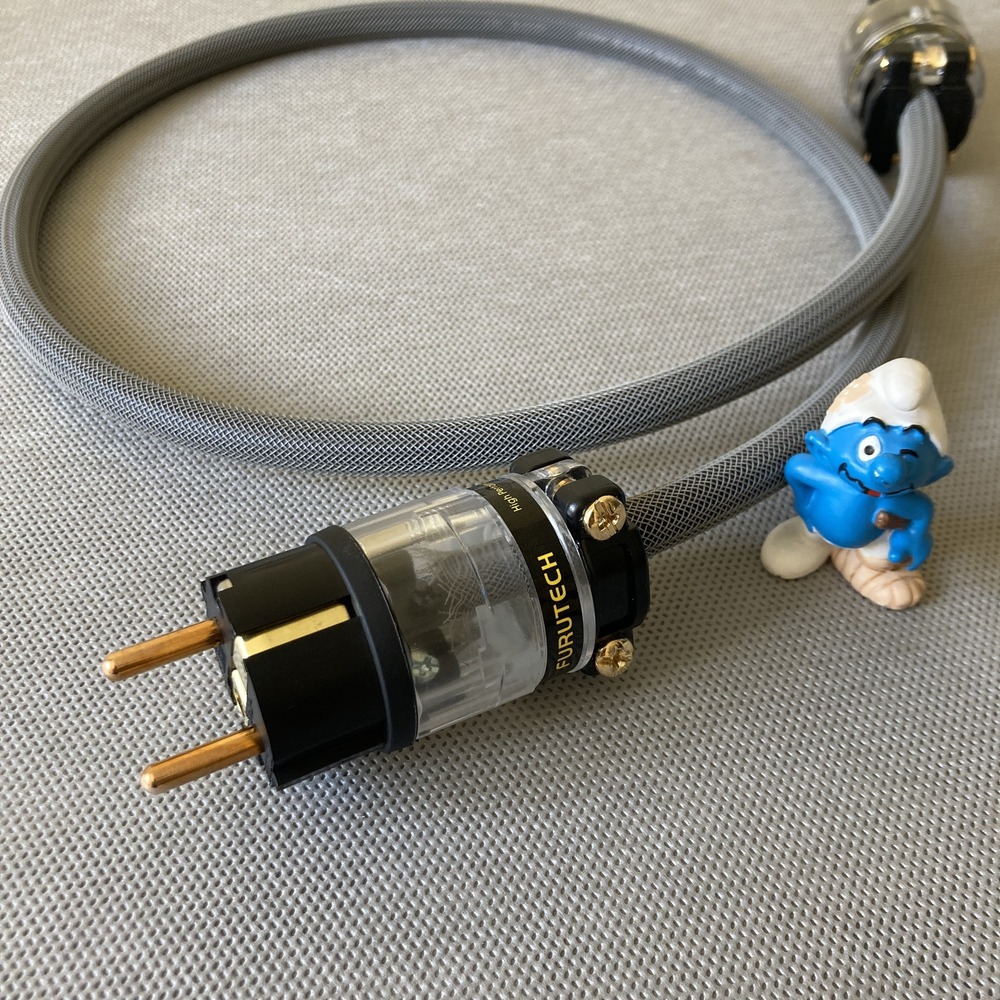 Силовой кабель Furutech FP-1 (Fur-E11Cu/11Cu) Grey 2.0m