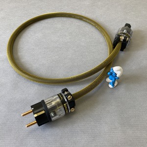Силовой кабель Furutech FP-1 (Fur-E11Cu/11Cu) Yellow 0.75m