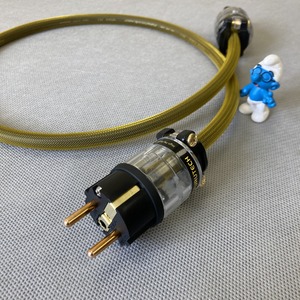 Силовой кабель Furutech FP-1 (Fur-E11Cu/11Cu) Yellow 0.75m