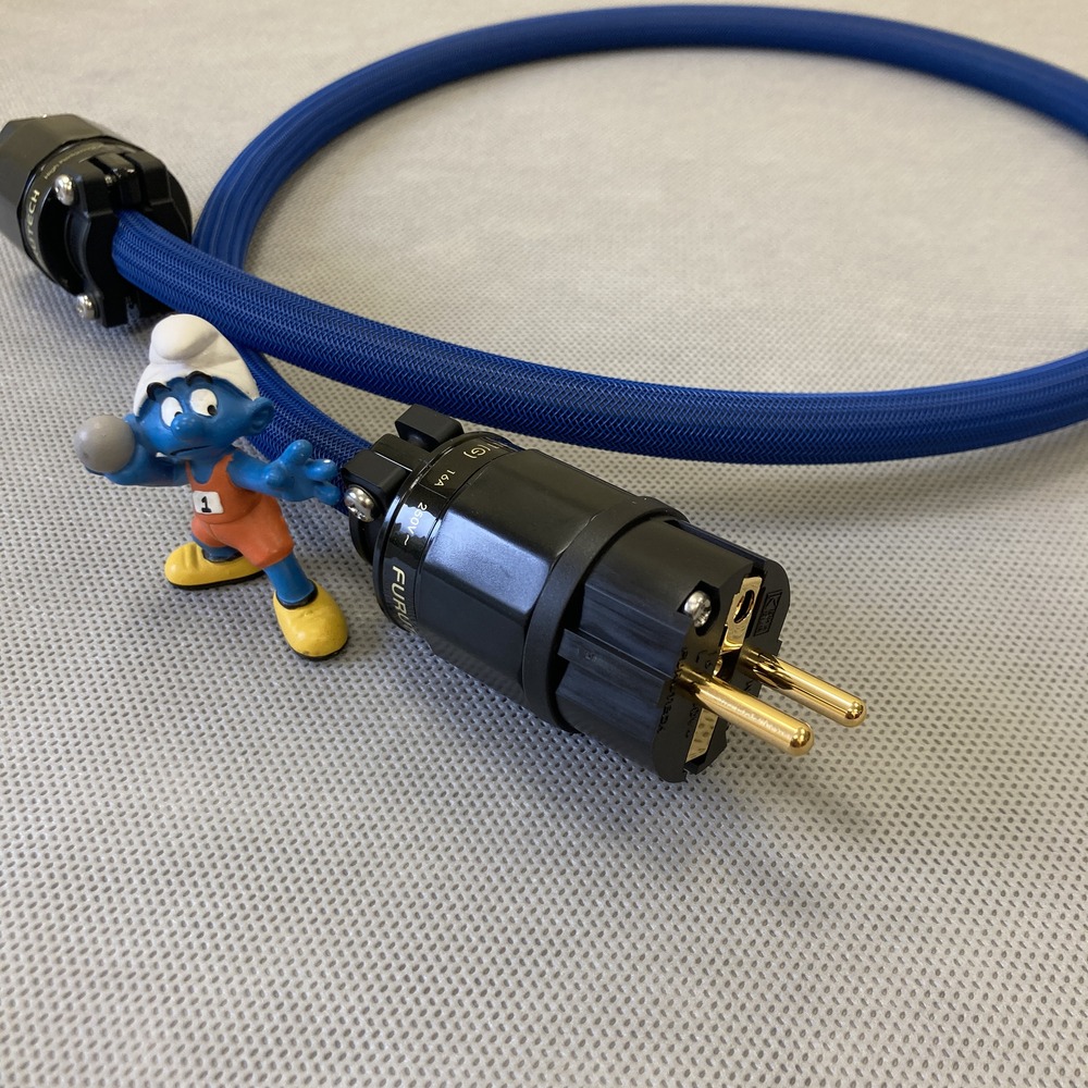 Силовой кабель Furutech FP-314Ag (Fur-E11G/11G) Blue 2.5m