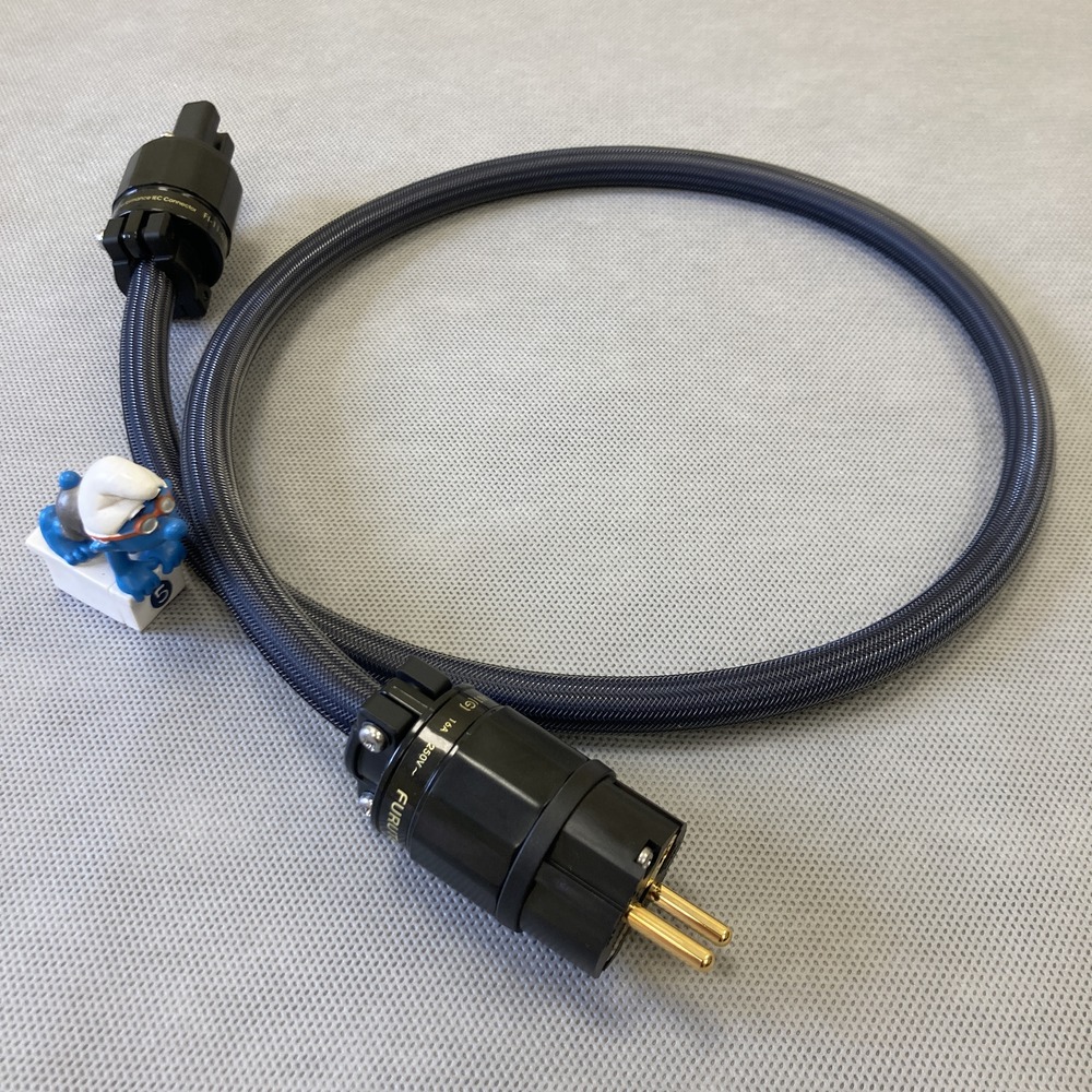 Силовой кабель Furutech FP-314Ag (Fur-E11G/11G) Carbon 2.0m