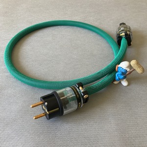 Силовой кабель Furutech FP-314Ag (Fur-E11Cu/11Cu) Green 0.75m
