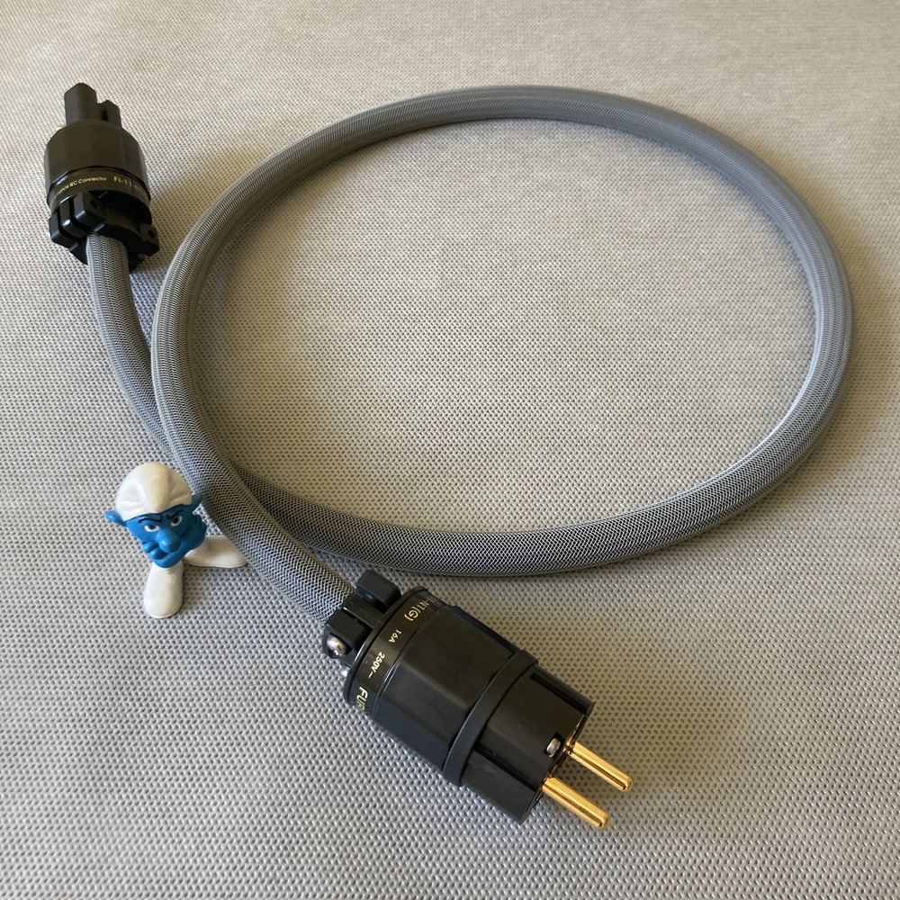 Силовой кабель Furutech FP-314Ag (Fur-E11G/11G) Grey 0.75m