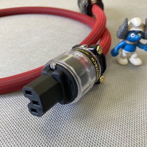 Силовой кабель Furutech FP-314Ag (Fur-E11Cu/11Cu) Red 2.0m