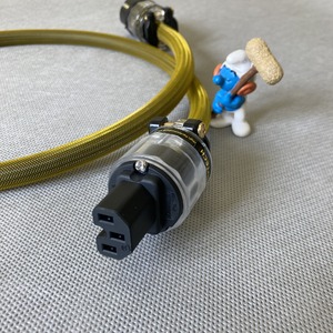 Силовой кабель Furutech FP-314Ag (Fur-E11Cu/11Cu) Yellow 1.0m