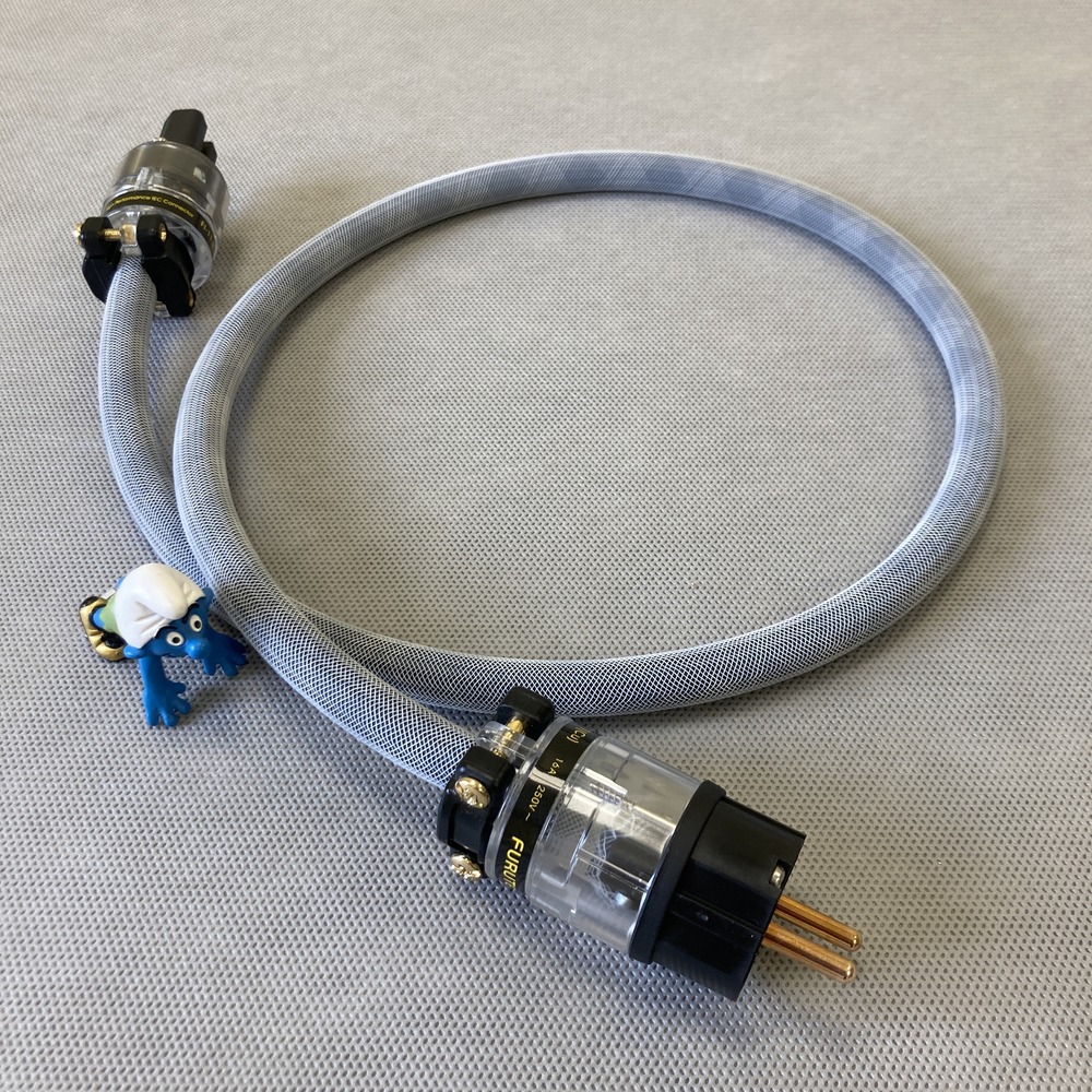 Силовой кабель Furutech FP-314Ag (Fur-E11Cu/11Cu) White 2.0m