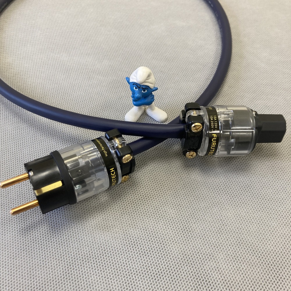 Силовой кабель Furutech FP-1 (Fur-E11Cu/11Cu) SE 1.0m