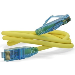 Кабель витая пара патч-корд Hyperline PC-LPM-UTP-RJ45-RJ45-C6-2M-LSZH-YL U/UTP 2.0m