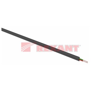 Кабель телефонный в нарезку Rexant 01-5002-3 2 жилы черный (100 метров)