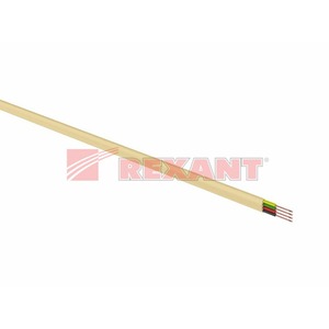 Кабель телефонный в нарезку Rexant 01-5102-3 4 жилы бежевый (100 метров)
