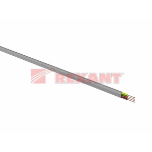 Кабель телефонный в нарезку Rexant 01-5107 4 жилы серый (100 метров)