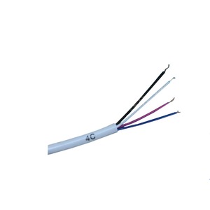 Кабель телефонный в нарезку NETKO 51808 4с, (CCS, 4*7*0,10), 100м, круглый, белый