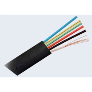 Кабель телефонный в нарезку NETKO 52530 6с, (CCS, 6*7*0,10), 100м, плоский, черный