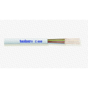 Кабель телефонный в нарезку Tasker C608 White