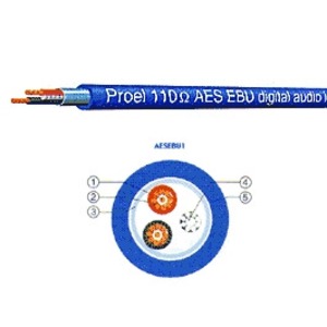 Кабель AES/EBU 1xXLR - 1xXLR Proel AESEBU1