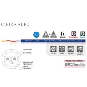 Кабель AES/EBU в нарезку MrCable CIFIRA ALFO