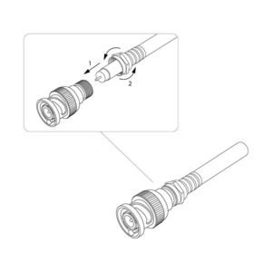 Переходник BNC - F PROconnect 05-3201-4 Переход штекер BNC - гнездо F