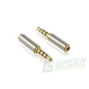 Переходник Jack - Jack Greenconnect GC-AVA01