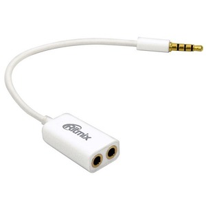 Переходник Jack - Jack Ritmix RAS-150 White