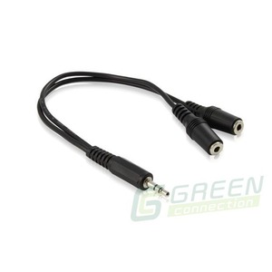 Переходник Jack - Jack Greenconnect GC-AVC07
