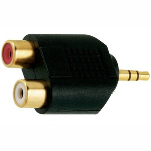 Переходник Jack - RCA Eagle Cable 3081381 DELUXE Mini Stereo - 2xRCA Adaptor