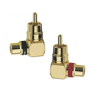 Переходник RCA - RCA Inakustik 0080571 Premium RCA Angle Adapter 2-Set