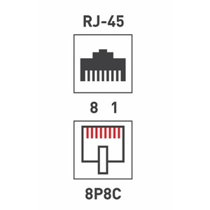 Переходник RJ45 - RJ45 Rexant 03-0103 Компьютерный двойник RJ-45 (50 штук)