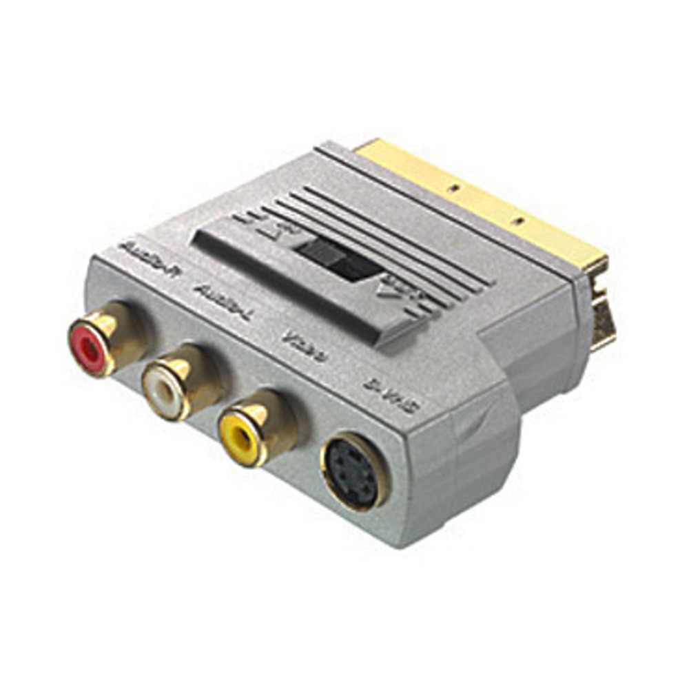 Переходник Scart - S-Video+RCA Vivanco 12361