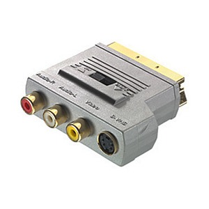 Переходник Scart - S-Video+RCA Vivanco 12361