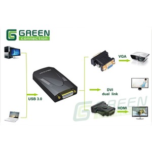 Переходник USB - DVI Greenconnect GC-U32DVI