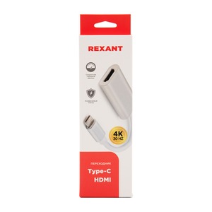 Переходник Rexant 18-4150 Type-C (Male) - HDMI (Female)