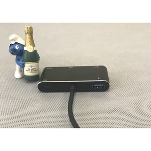 Переходник USB - HDMI Atcom AT2810 Переходник 0.1 м (Type-C <=> HDMI+VGA+USB) + Аудио