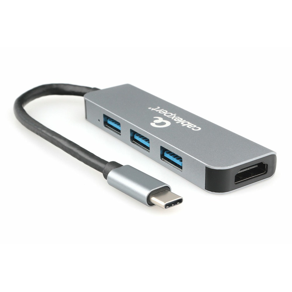 USB TypeC адаптер 2 в 1 Cablexpert A-CM-COMBO2-01