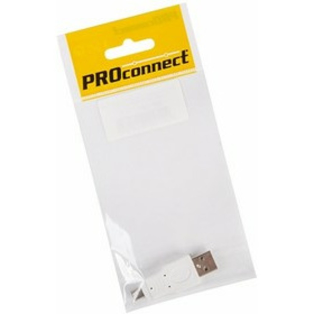 Переходник USB PROconnect 18-1174-9 штекер USB-A - штекер mini USB 5 pin, 1 шт.