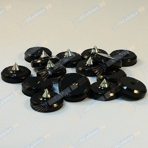 Шипы для аудиотехники Perfect Sound 80 618 Spikes + Discs Black 30mm Set-8