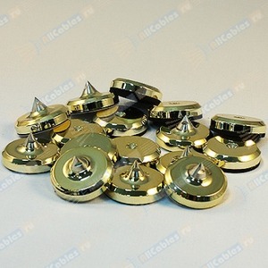 Шипы для аудиотехники Perfect Sound 80 628 Spikes + Discs Gold 30mm Set-8