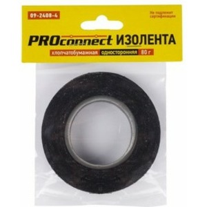 Изолента PROconnect 09-2409-4 Изолента х/б двусторонняя 80 гр. (1 штука)