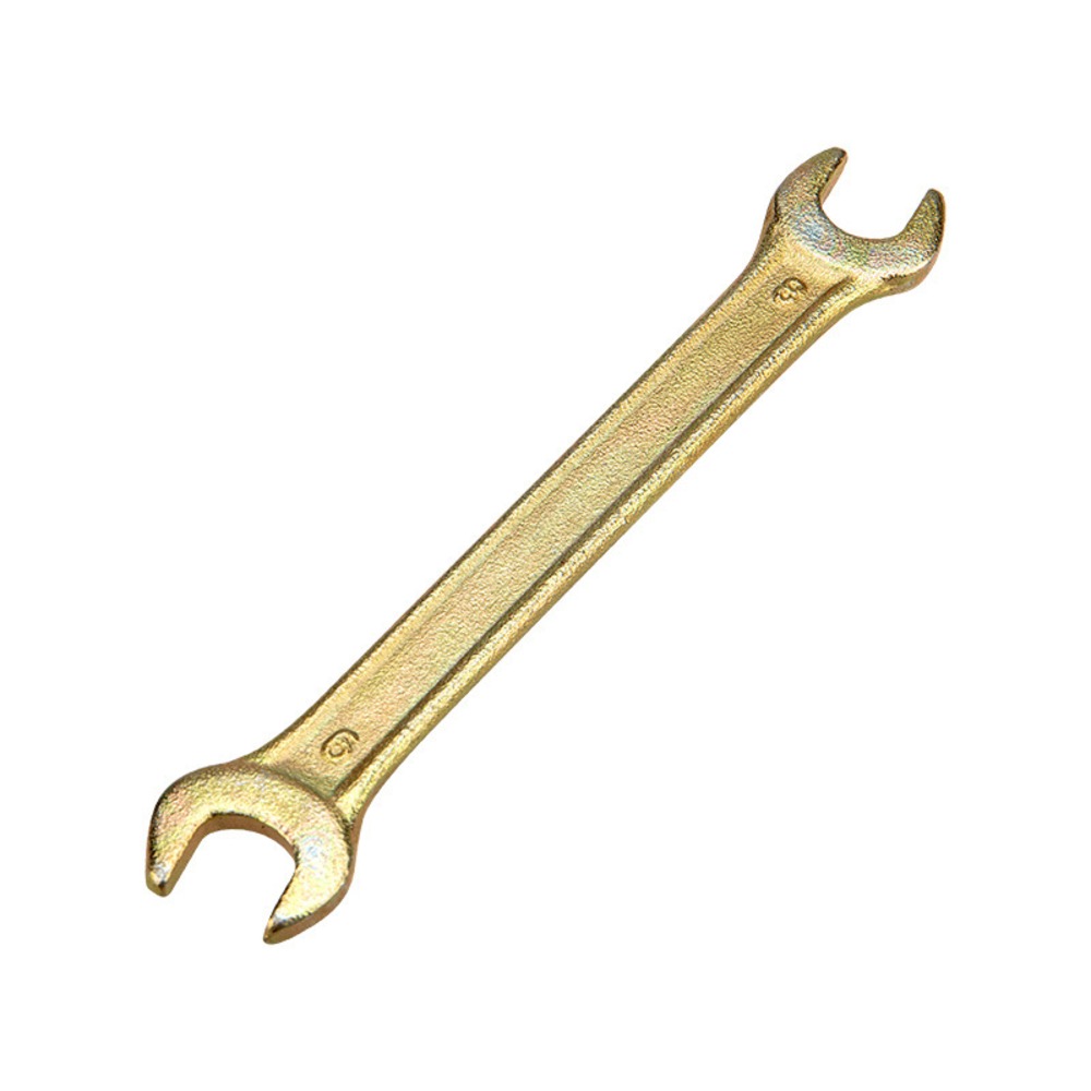 Ключ Rexant 12-5822-2 Ключ рожковый 8х9 мм, желтый цинк