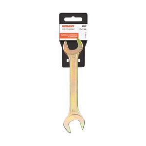 Ключ Rexant 12-5830-2 Ключ рожковый 17х19 мм, желтый цинк